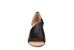 Journee Collection Womens Aretha Wedge Sandal - Black 9 Journee Collection Womens Aretha Wedge Sandal - Black -Fami Shoes Sales US 01 102152 02