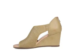 Journee Collection Womens Aretha Wedge Sandal - Taupe -Fami Shoes Sales US 01 102155 03