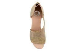Journee Collection Womens Aretha Wedge Sandal - Taupe -Fami Shoes Sales US 01 102155 05