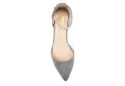 Journee Collection Womens Arkie Pump - Grey 12 Journee Collection Womens Arkie Pump - Grey -Fami Shoes Sales US 01 102158 05