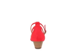 Journee Collection Womens Arkie Pump - Red -Fami Shoes Sales US 01 102160 04