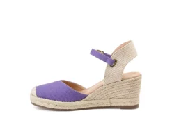Journee Collection Womens Ashlyn Wedge Sandal - Purple -Fami Shoes Sales US 01 102163 03