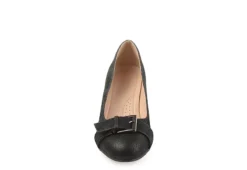 Journee Collection Womens Graysn Wedge Pump - Black 9 Journee Collection Womens Graysn Wedge Pump - Black -Fami Shoes Sales US 01 102241 02