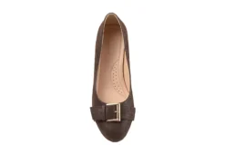 Journee Collection Womens Graysn Wedge Pump - Brown -Fami Shoes Sales US 01 102243 05