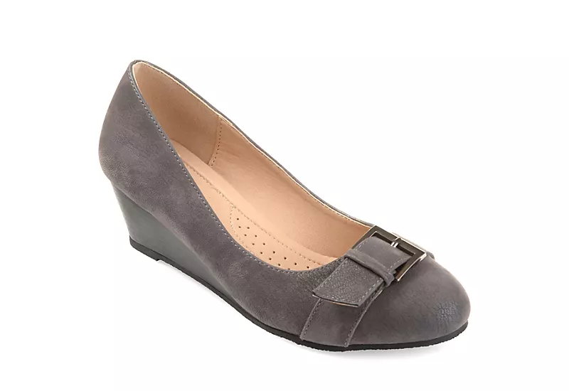 Journee Collection Womens Graysn Pump - Grey 1 Journee Collection Womens Graysn Pump - Grey
