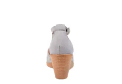 Journee Collection Womens Kedzie Wedge Sandal - Grey -Fami Shoes Sales US 01 102267 04