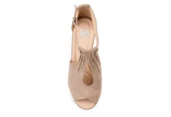 Journee Collection Womens Kedzie Wedge Sandal - Taupe 12 Journee Collection Womens Kedzie Wedge Sandal - Taupe -Fami Shoes Sales US 01 102269 05