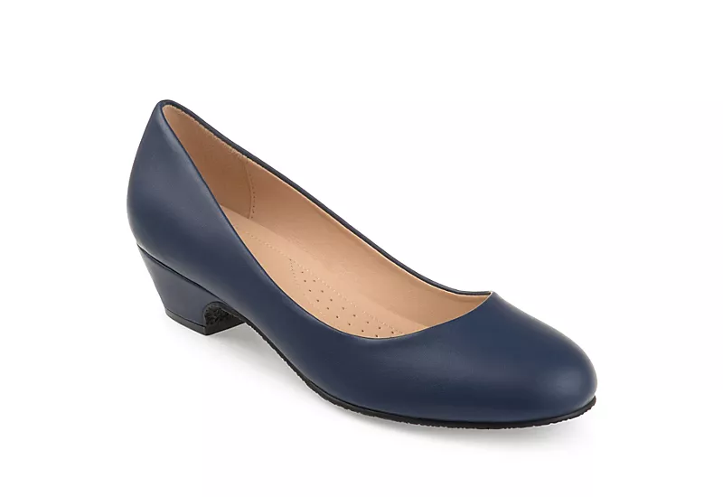 Journee Collection Womens Saar Pump - Navy 1 Journee Collection Womens Saar Pump - Navy