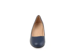 Journee Collection Womens Saar Pump - Navy 9 Journee Collection Womens Saar Pump - Navy -Fami Shoes Sales US 01 103356 02
