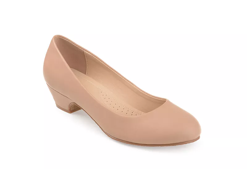 Journee Collection Womens Saar Pump - Nude 1 Journee Collection Womens Saar Pump - Nude
