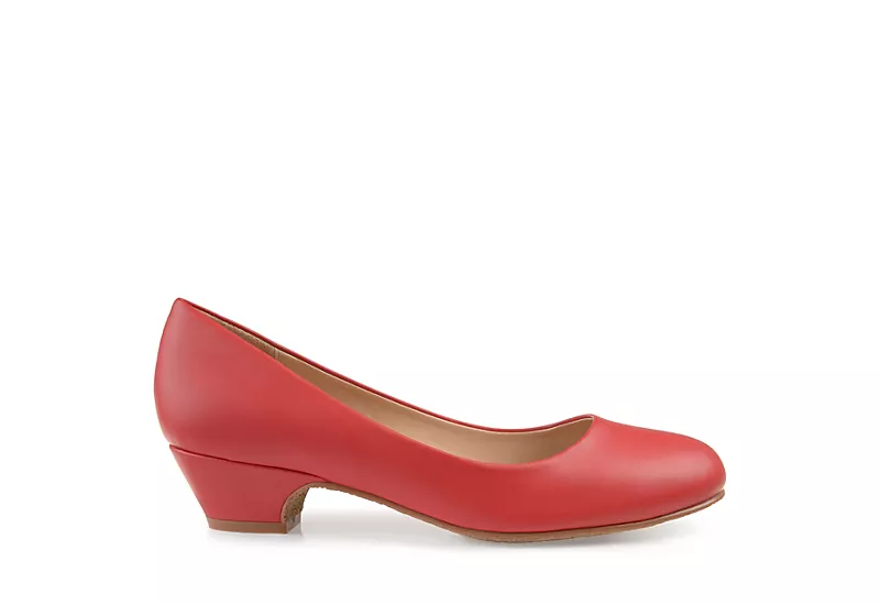 Journee Collection Womens Saar Pump - Red 2 Journee Collection Womens Saar Pump - Red - Image 2