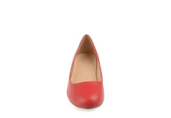 Journee Collection Womens Saar Pump - Red 9 Journee Collection Womens Saar Pump - Red -Fami Shoes Sales US 01 103358 02