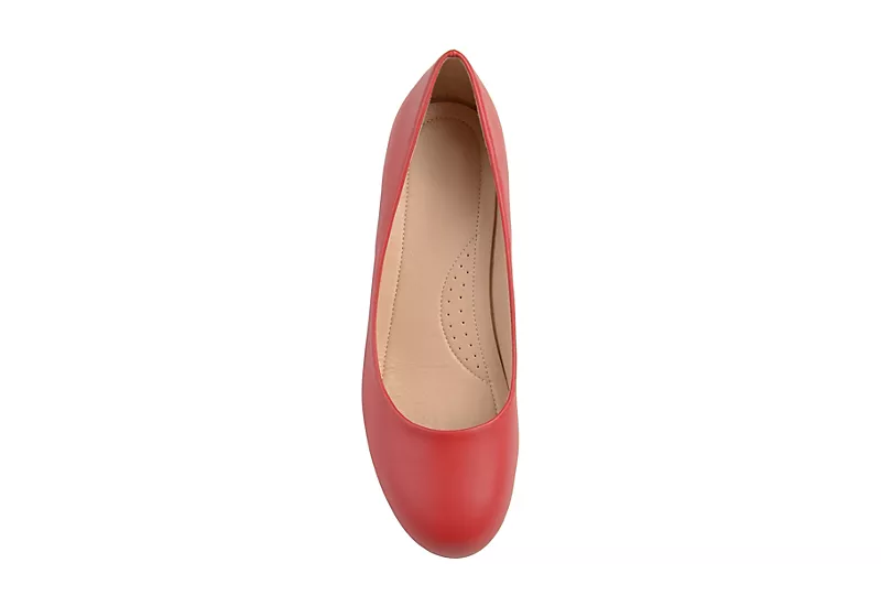 Journee Collection Womens Saar Pump - Red 6 Journee Collection Womens Saar Pump - Red - Image 6