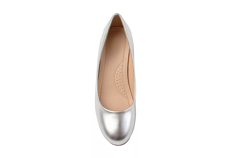 Journee Collection Womens Saar Pump - Silver 6 Journee Collection Womens Saar Pump - Silver - Image 6