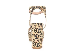 Journee Collection Womens Nairri Platform Sandal - Leopard -Fami Shoes Sales US 01 103510 04