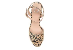 Journee Collection Womens Nairri Platform Sandal - Leopard -Fami Shoes Sales US 01 103510 05