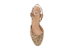 Journee Collection Womens Roslynn Platform Pump - Leopard -Fami Shoes Sales US 01 103526 05