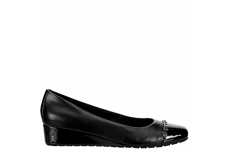 Ak Anne Klein Womens Mimi Pump - Black 2 Ak Anne Klein Womens Mimi Pump - Black - Image 2