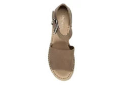 Michael By Michael Shannon Womens Giulia Wedge Sandal - Taupe -Fami Shoes Sales US 01 105204 05