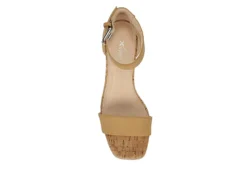 Xappeal Womens Amora Wedge Sandal - Tan -Fami Shoes Sales US 01 105214 05