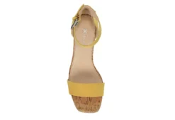 Xappeal Womens Amora Wedge Sandal - Yellow -Fami Shoes Sales US 01 105215 05