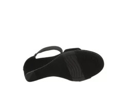 Xappeal Womens Camryn Wedge Sandal - Black 13 Xappeal Womens Camryn Wedge Sandal - Black -Fami Shoes Sales US 01 105234 06