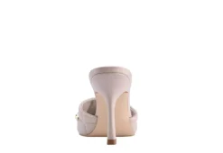 Marc Fisher Womens Dacorin Slide Sandal - Nude -Fami Shoes Sales US 01 105363 02