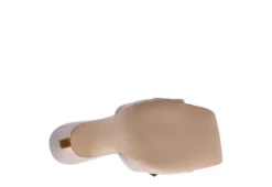 Marc Fisher Womens Dacorin Slide Sandal - Nude -Fami Shoes Sales US 01 105363 04