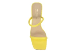 Michael By Michael Shannon Womens Dionne Slide Sandal - Yellow -Fami Shoes Sales US 01 105577 05