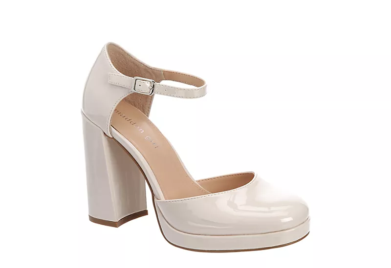 Madden Girl Womens Unaa Pump - Bone 1 Madden Girl Womens Unaa Pump - Bone
