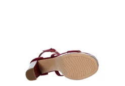 Limelight Womens Lainey Platform Sandal - Wine -Fami Shoes Sales US 01 106134 06