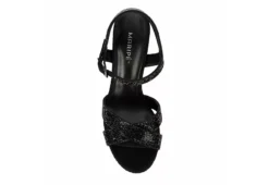 Maripe Womens Leilani Platform Sandal - Black -Fami Shoes Sales US 01 106135 05