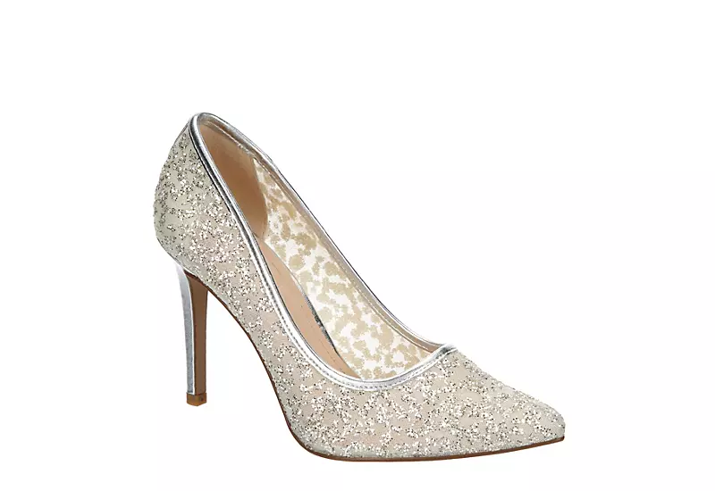 Michael By Michael Shannon Womens Rochelle Pump - Silver 1 Michael By Michael Shannon Womens Rochelle Pump - Silver