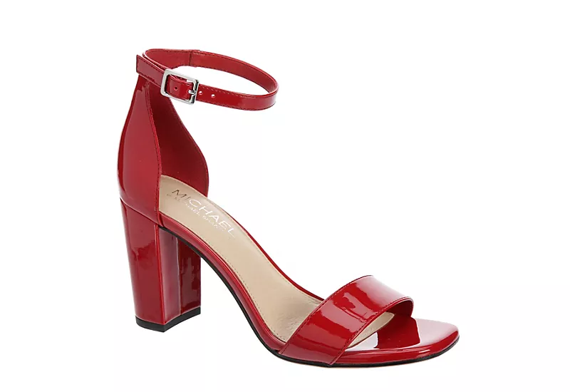 Michael By Michael Shannon Womens Stella Sandal - Red 1 Michael By Michael Shannon Womens Stella Sandal - Red