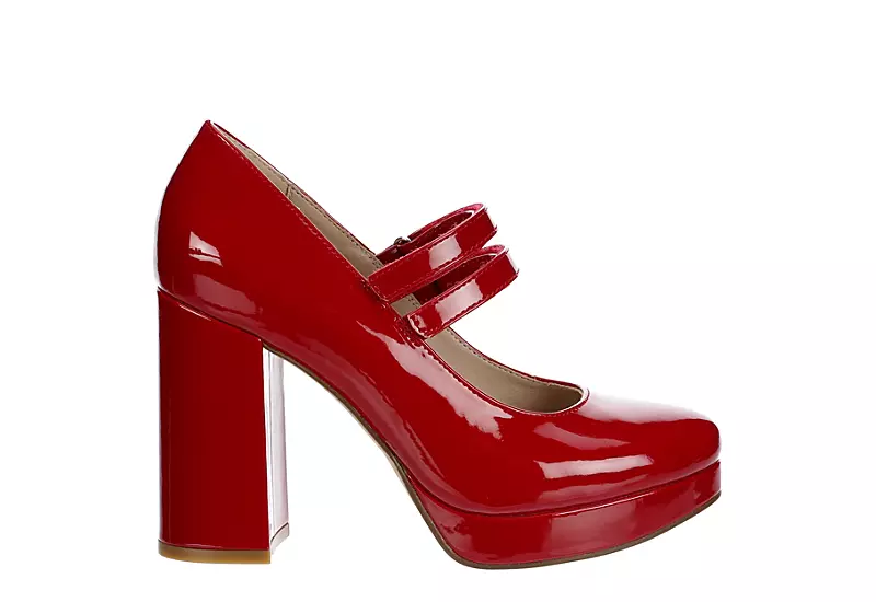Limelight Womens Lola Pump - Red 2 Limelight Womens Lola Pump - Red - Image 2