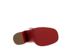 Steve Madden Womens Twice Pump - Red -Fami Shoes Sales US 01 106225 06