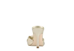 Marc Fisher Womens Daliot Slide Sandal - Gold -Fami Shoes Sales US 01 106237 02
