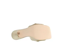 Marc Fisher Womens Daliot Slide Sandal - Gold -Fami Shoes Sales US 01 106237 04