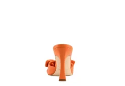 Marc Fisher Womens Demar Slide Sandal - Orange 9 Marc Fisher Womens Demar Slide Sandal - Orange -Fami Shoes Sales US 01 106243 02
