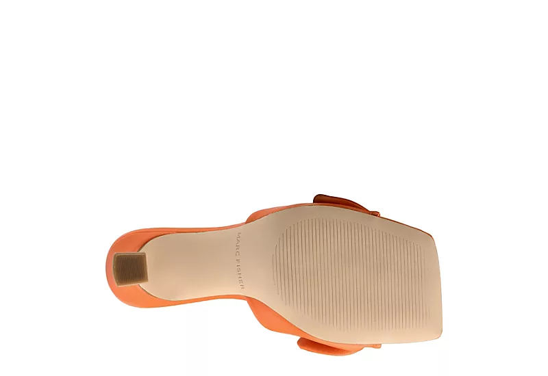 Marc Fisher Womens Demar Slide Sandal - Orange 5 Marc Fisher Womens Demar Slide Sandal - Orange - Image 5