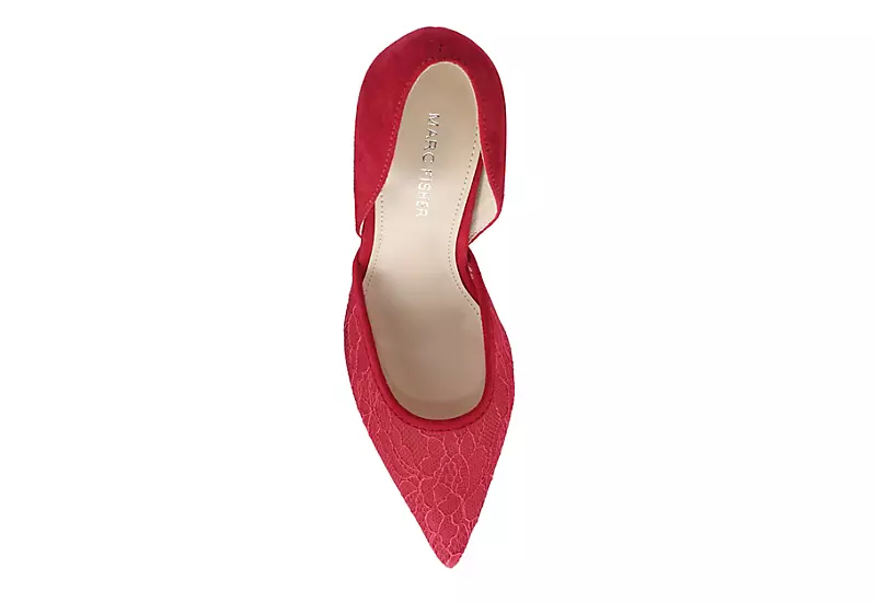 Marc Fisher Womens Christey Pump - Red 4 Marc Fisher Womens Christey Pump - Red - Image 4
