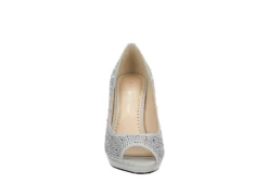 Adrienne Vittadini Womens Gervin Pump - Silver -Fami Shoes Sales US 01 106399 02