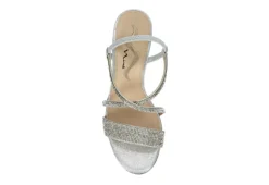 N By Nina Womens Lourdes Sandal - Silver 12 N By Nina Womens Lourdes Sandal - Silver -Fami Shoes Sales US 01 106400 05