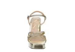 N By Nina Womens Sabrina Platform Sandal - Champagne 9 N By Nina Womens Sabrina Platform Sandal - Champagne -Fami Shoes Sales US 01 106405 02