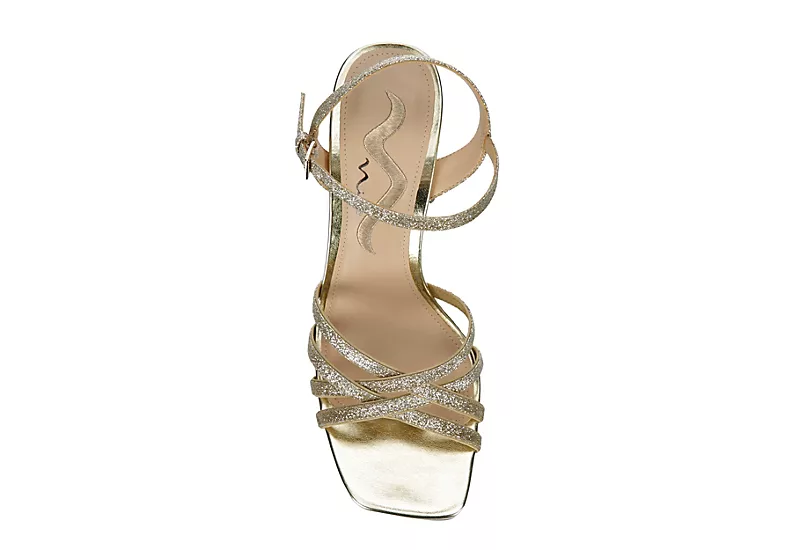 N By Nina Womens Sabrina Platform Sandal - Champagne 6 N By Nina Womens Sabrina Platform Sandal - Champagne - Image 6