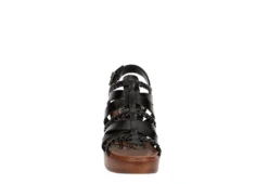 B.o.c Womens Garcelle Platform Sandal - Black -Fami Shoes Sales US 01 106848 02