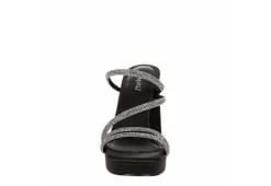 Limelight Womens Leith Platform Sandal - Black -Fami Shoes Sales US 01 106998 02