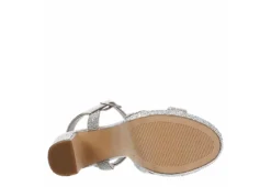 Maripe Womens Leilani Platform Sandal - Silver 11 Maripe Womens Leilani Platform Sandal - Silver -Fami Shoes Sales US 01 107005 06