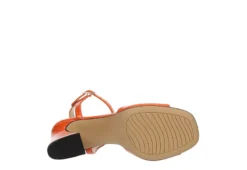 Michael By Michael Shannon Womens Seren Sandal - Orange -Fami Shoes Sales US 01 107012 06