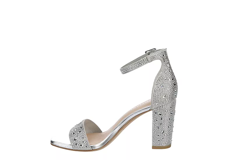 Michael By Michael Shannon Womens Stella Sandal - Silver 4 Michael By Michael Shannon Womens Stella Sandal - Silver - Image 4
